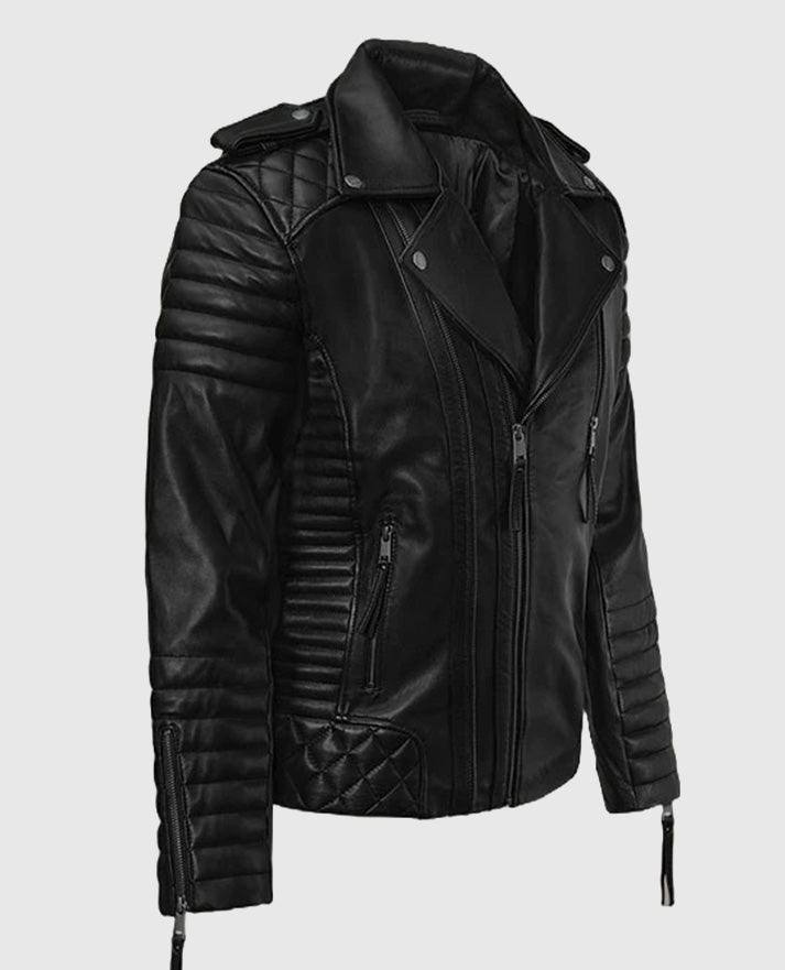 Kevin Durant Black Leather Jacket
