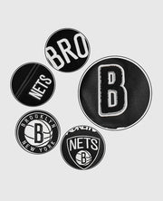 NBA Brooklyn Nets Men's Black Varsity Jacket
