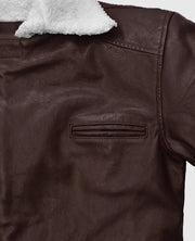 Thick Goat Brown Washed and Wax Tom Hardy Trench Coat