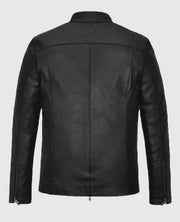 Matt Damon Black Leather Jacket