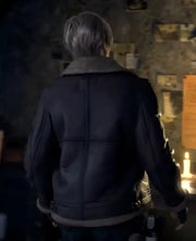 Resident Evil 4 Remake Leon Kennedy Bomber Jacket