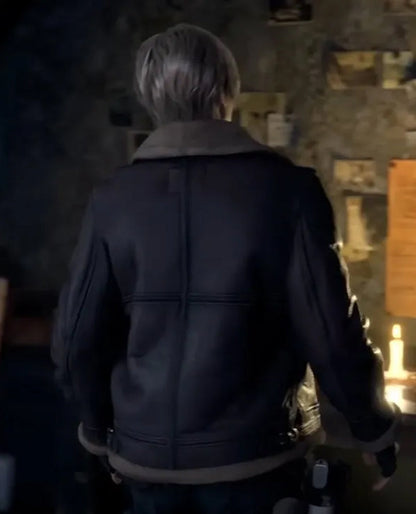 Resident Evil 4 Remake Leon Kennedy Bomber Jacket
