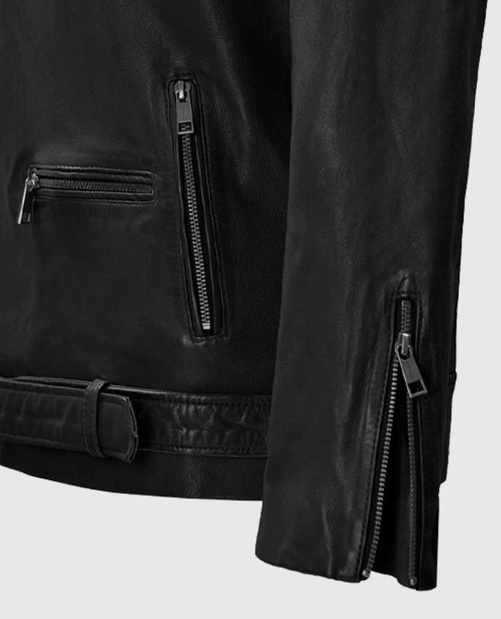 Men's Rutland Black Riding Leather Jacket