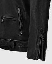Men's Rutland Black Riding Leather Jacket
