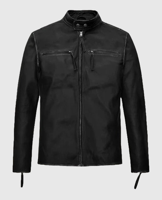 Bradley Cooper Burnt Leather Jacket