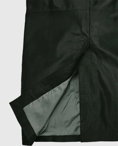 Women's Chelsea Leather Long Coat