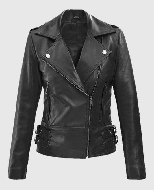 Scarlett Johansson Black Widow Leather Jacket