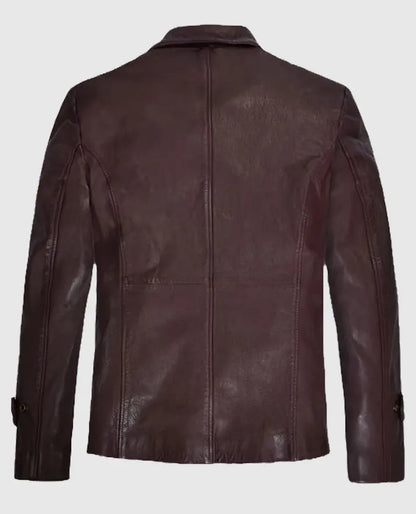 Robert Downey Jr Leather Blazer