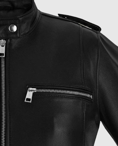 Women's Chic Rider Leather Jacket