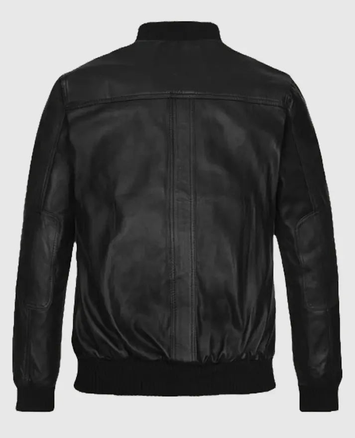 Ryan Reynolds Black Leather Jacket