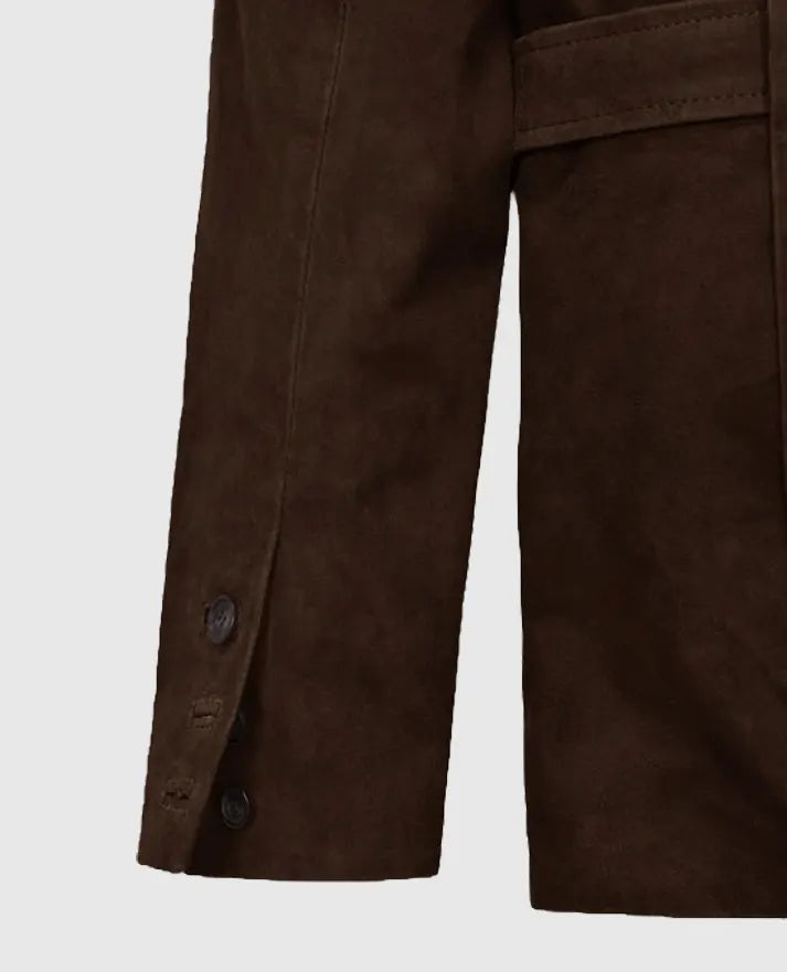 Men's Safari Dune Suede Leather Blazer
