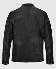 Ian Somerhalder Black Leather Jacket
