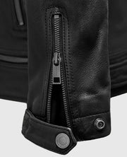 Men's Ironwood Black Biker Leather Jacket