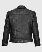 Gal Gadot Black Leather Jacket