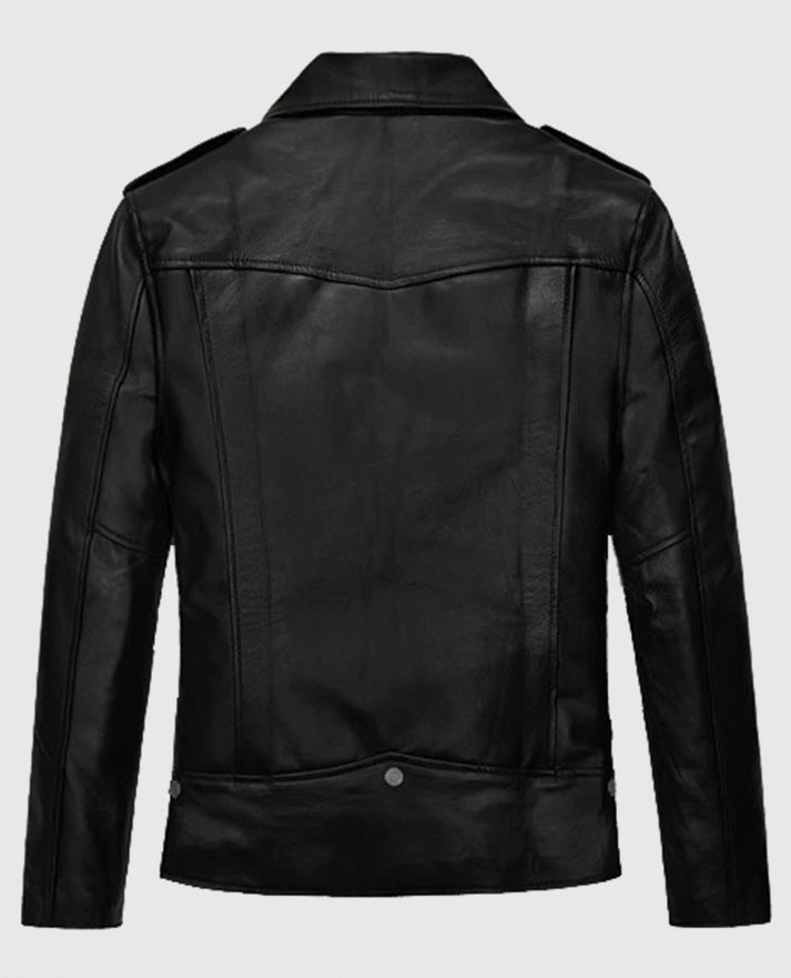 Jimin Black Leather Jacket