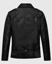 Jimin Black Leather Jacket