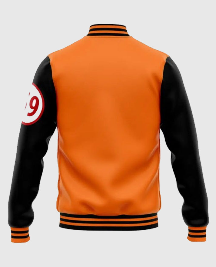 59 Goku Cell Saga Dragon Ball Z Orange and Black Jacket