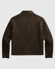 Tom Cruise Paris Olympics 2024 Brown Leather Jacket