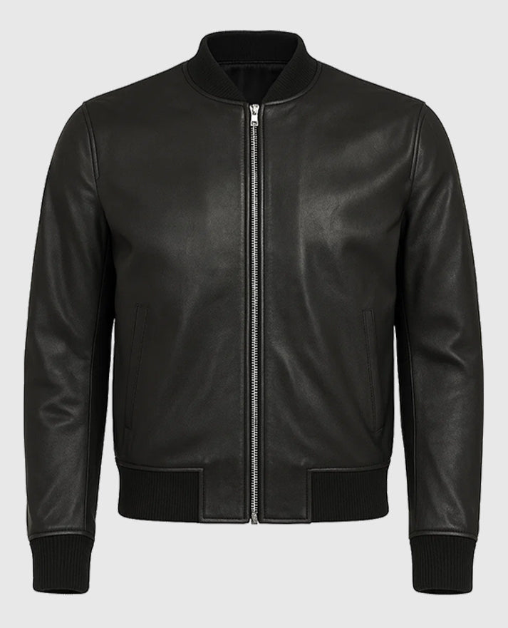 David Beckham Mercer Hotel NYC Leather Jacket
