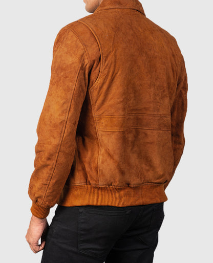 David Beckham Save Our Squad Suede Leather Jacket