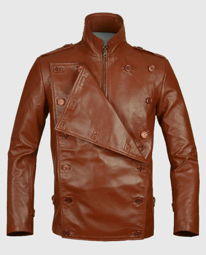 Bill Clifford The Rocketeer Brown Leather Jacket