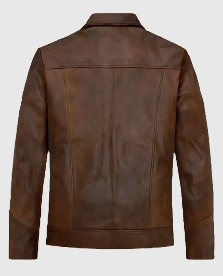 Leonardo DiCaprio Once Upon a Time in Hollywood Leather Jacket