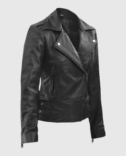 Scarlett Johansson Black Widow Leather Jacket