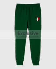 Jason Kelce Italia Green velour tracksuit