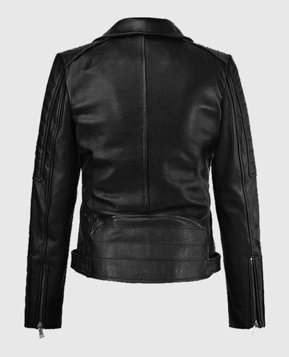 Victoria Justice Biker Leather Jacket