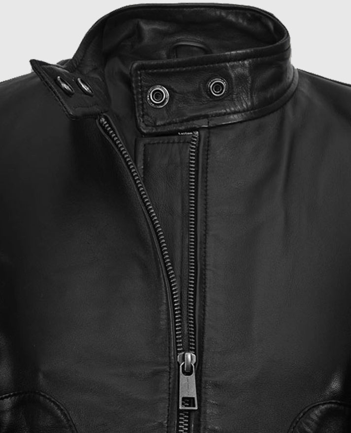 Carrie Anne Moss The Matrix Resurrections Leather Jacket