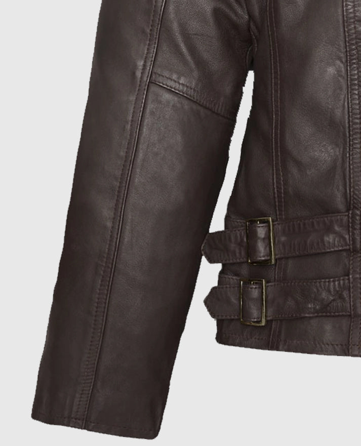 Hailey Baldwin Bieber Leather Jacket