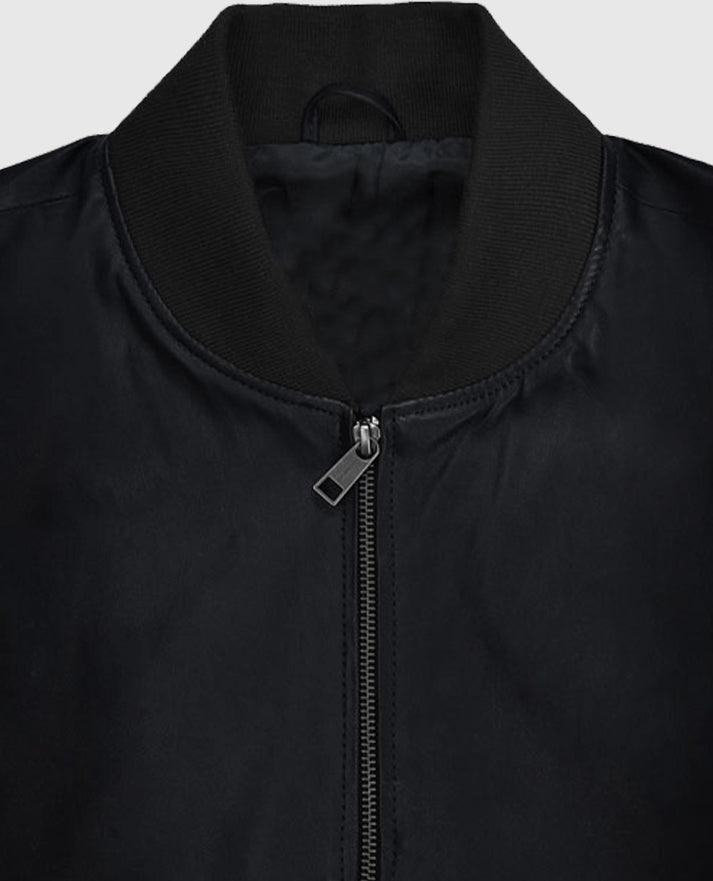 Men's Casual Black Leather Vest