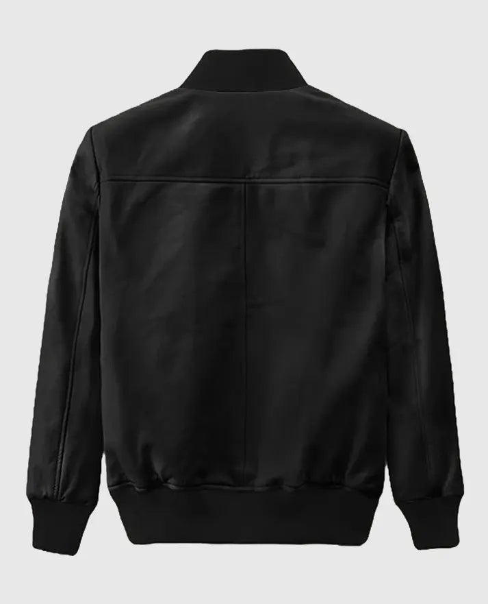 Pitbull Black Leather Jacket