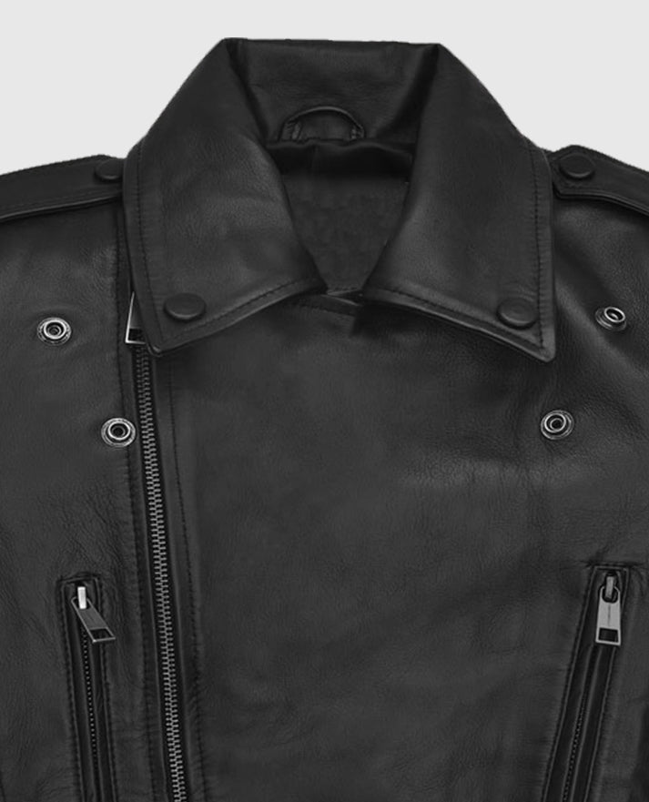 Hailey Baldwin Bieber Leather Jacket