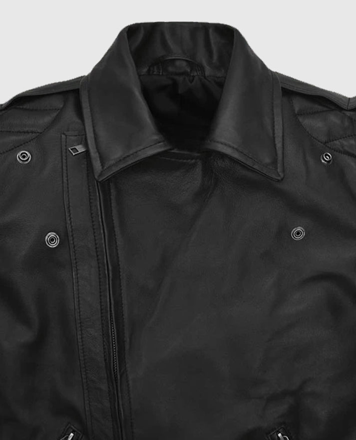 Freddie Mercury Black Leather Jacket