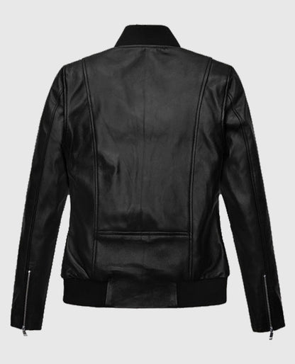 Jennifer Aniston Black Leather Jacket