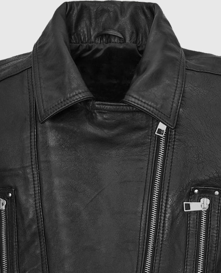 Gal Gadot Black Leather Jacket