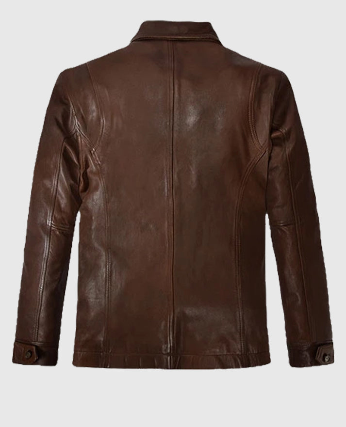 Jensen Ross Ackles Supernatural Season 7 Leather Jacket