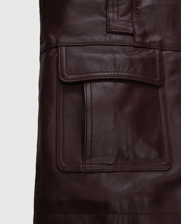Johnny Depp Donnie Brasco Leather Blazer