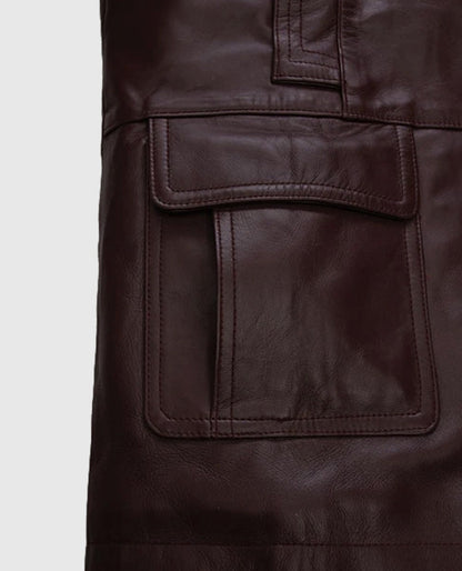 Johnny Depp Donnie Brasco Leather Blazer
