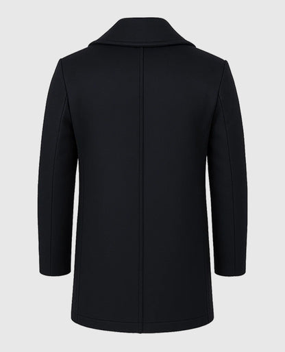 Harry Da Souza MobLand Black Wool Coat
