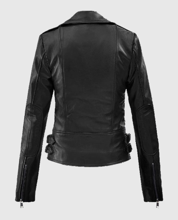 Scarlett Johansson Black Widow Leather Jacket