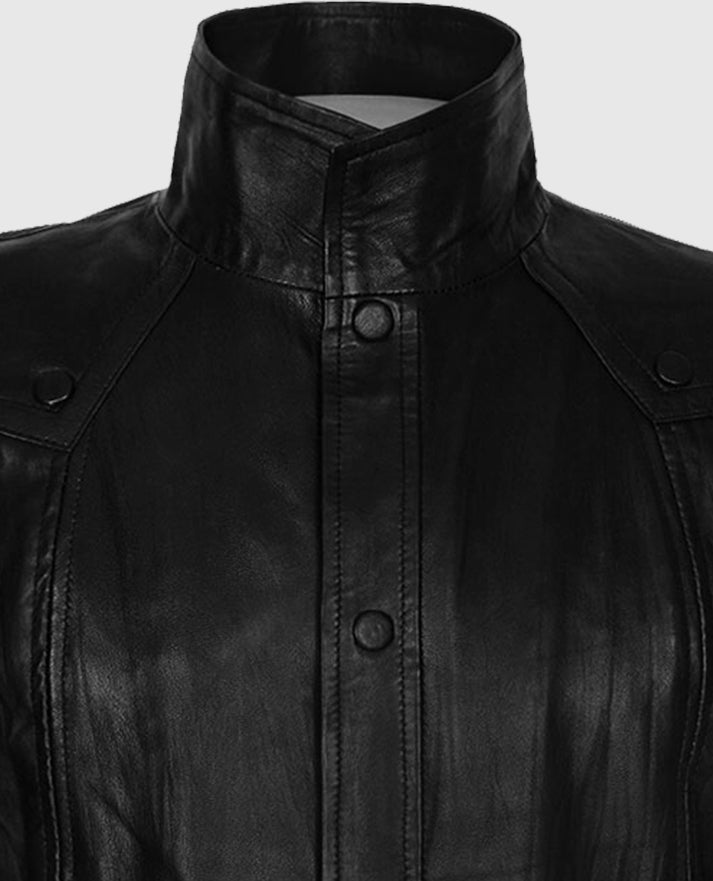 The Avengers Nick Fury Leather Trench Coat
