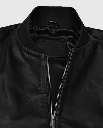 Pitbull Black Leather Jacket