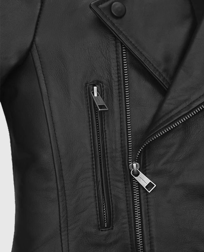 Hailey Baldwin Bieber Leather Jacket