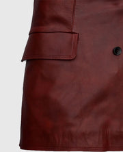 Dakota Johnson Madame Web Leather Trench Coat