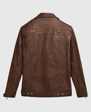 Men's Ironwood Spanish Brown Biker Jacket