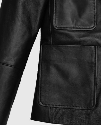 Jenna Ortega Wednesday Leather Jacket