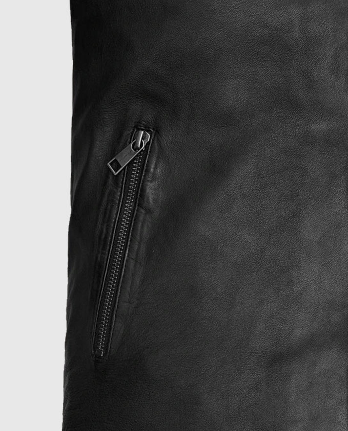 James Franco Black Leather Jacket