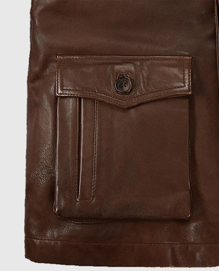 Jensen Ross Ackles Supernatural Season 7 Leather Jacket